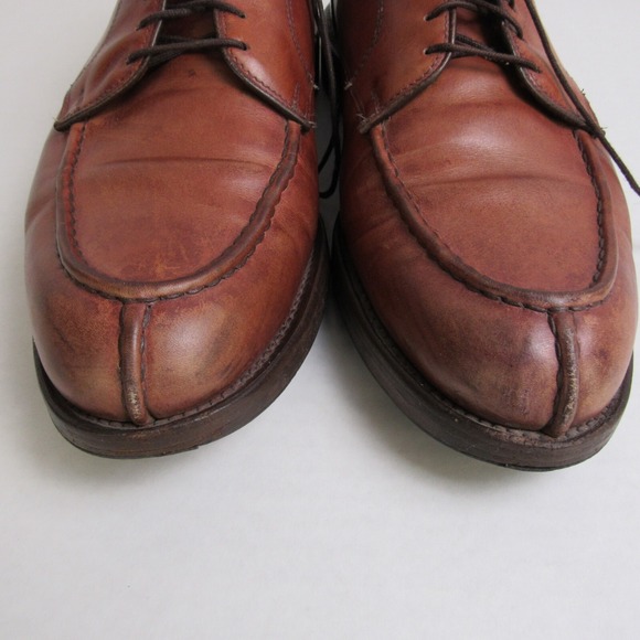 Allen Edmonds Bradley Brown Leather Split Toe Oxford Derbys SZ 10 D Made in USA main image 11